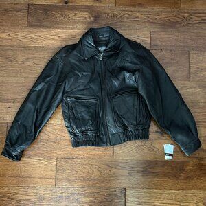 NWT Wilsons Real Leather Men's Jackets Size Small - Brown